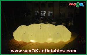 China Big LED Decoration Inflatable Helium Cloud Balloon 0.18mm PVC Material For Advertising wholesale