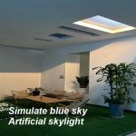 Circadian Rhythm Fake Window Light 300x1200 Voice Control Fake Skylight Window