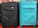 Lightweight Fabric Luggage Bag 20 Inch 22 Inch 24 Inch Black Color