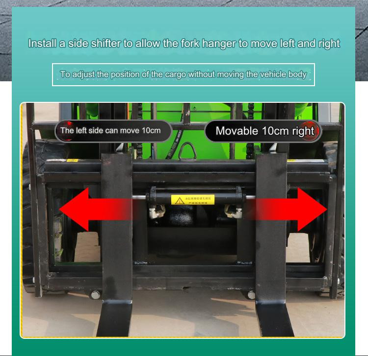 1.5 Ton Small Electric Forklift With Emergency Stop Button 2.5m Turning Radius 3-6m Lift Height