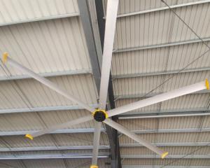China Airflow Metal Ceiling Mounted Industrial Fan With IP55 Motor Protection Grade And 2.8A Rated Current wholesale