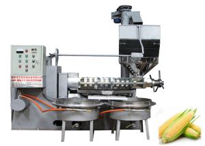China Commercial Flaxseed Screw Oil Press Machine 1.1KW Vacuum Power 1600 Kg Weight wholesale