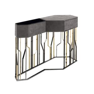 China 0.85m Shoe Cabinet Console Table With File Drawers Stainless Steel Matted wholesale