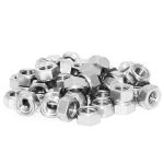 Stainless Steel 304 Metal Hexagon Lock Nut Passivated For Industrial