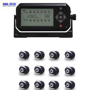 China 433.92MHZ Twelve Tire Pressure Monitoring System For Travel Trailers wholesale