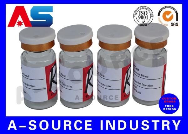 Muscle Growth Acetate Bottle Sticker Label Printing10ml Injectable Vials Custom