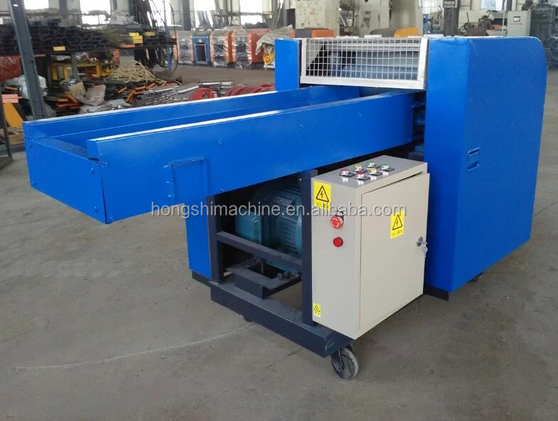 High Capacity Clothes Recycling Machine , Non Woven Fabrics Fiber Crushing Shredder