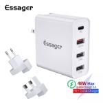 Essager 2021 Earl 48W USB Type C 4 Ports 18W 48W Fast Charging Pd Wall Charger
