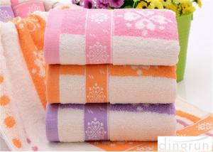 Fashionable Home Spa Towel Dye Yarn , Face Wash Cloths Durable