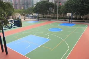 China Fadeless Paddle Tennis Court All Weather Acrylic Basketball Court Surface wholesale