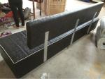 waiting chair for hair salon / long bench sofa / leatherette sofa H-008