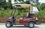 Trojan Battery 2 Passenger Electric Golf Cart With Rear Bag Cover