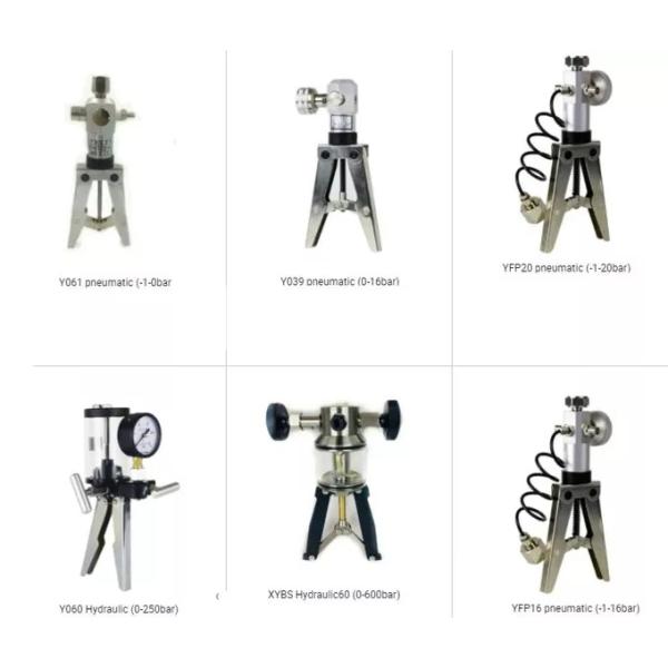 Pneumatic Pressure Gauge Calibrator Hand Pump Vacuum Pressure Pump Hand Operated