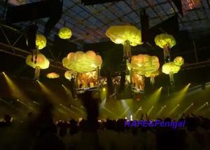 China Big Inflatable Cloud Balloon Decoration With Lights For Concert Stage Or Party Decoration wholesale