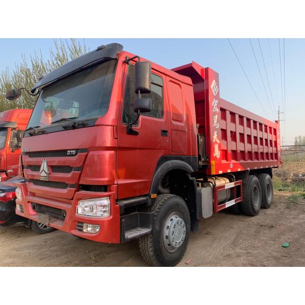 371hp Euro 2 Engine 6x4 Used HOWO Dump Truck