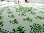 Comfortable Handmade Woollen Carpet / Chinese Hand Knotted Wool Rugs