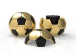 Zinc Alloy High Aesthetics Spherical Perfume Bottle Cap Eco Friendly
