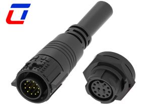China M19 12 Pin Waterproof Outdoor Wire Connectors Plug Socket For Signal Connection wholesale
