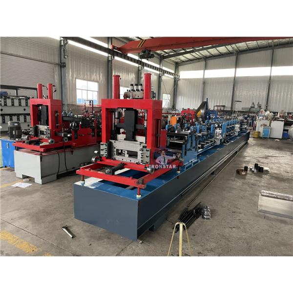 “High Speed Automatic CZ Channel Roll Forming Machine with PLC & Quick Change System Automatic CZ Interchangeable Purlin Roll Forming Machine PLC
