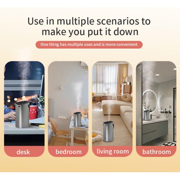 Portable USB Charging Aroma Diffuser with Two-Fluid Atomization for Essential Oil Diffusion