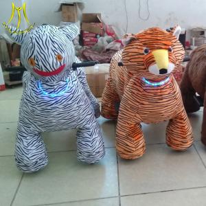 China Hansel 2018 kids fun bull ride machine animal entertainment plush ride for mall wholesale