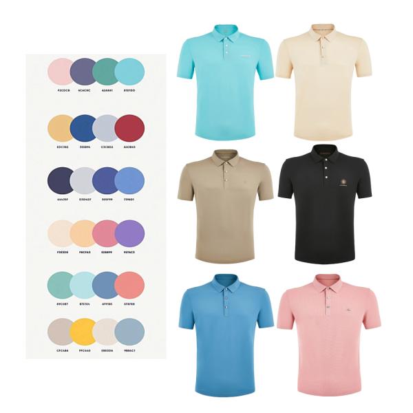 Customized Logo Printing Soft Quick Dry Moisture Wicking Sublimation Polo Shirts For Men