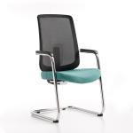 Commercial Furniture Mid Back Gas Lifting Swivel Office Chair for Staff and