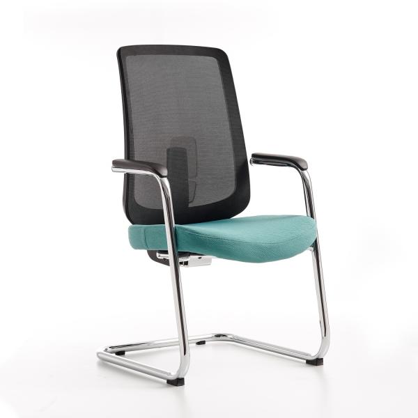 Commercial Furniture Mid Back Gas Lifting Swivel Office Chair for Staff and