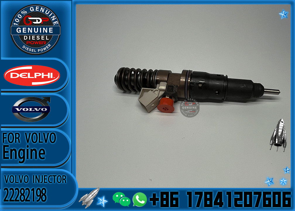 Common Rail Diesel Fuel Injector for Vo-lvo FH4 Engine Nozzle BEBE1R12001 22282198 22282199