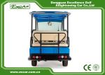 Blue 11 Seater Electric Sightseeing Car With 72V 7.5KW KDS Motor