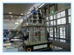 Four Mast Self Propelled Aerial Scissor Lift 10m For Business Decoration