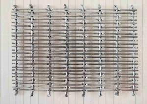 China SS304 SS316 Decorative Metal Mesh For Sun Shade Cable And Pre Crimped Rod on sale