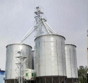 China Steel Grain Storage Silos Prices for STR STG150 1500 Ton Load Cell Construction wholesale