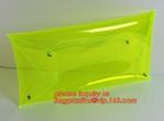 PVC bag/Transparent pvc clutch bag /PVC handle bag for promotion, Neon PVC