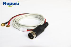 China GWC/2-1.2PG EEG Cup Electrode , Shielded Cup Electrode 2-Lead Wire Length 1.2m wholesale