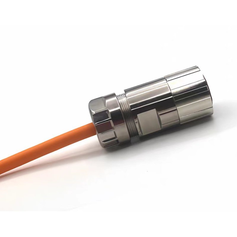 1000V Voltage Rating Servo Motor Connector with Panel Mount/Cable Mount and Silver/Gold Contact Plating for PLC and Servo Driver Applications