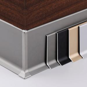 China Floor Decorative Aluminum Skirting Board Finger Joint Baseboards Accessories wholesale