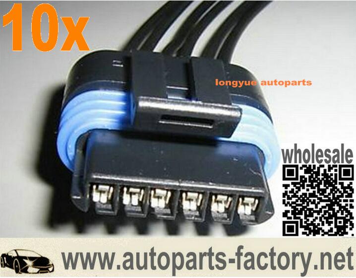 longyue 10pcs Duralast/Ignition Control Module Connector pigtail wiring harness 12"