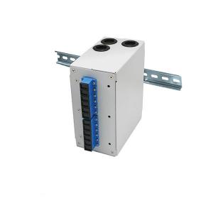 China Fiber Optic Splicing Metal Box Din-Rail And Wall Mounting Enabled 12 Sc Upc Adapter on sale