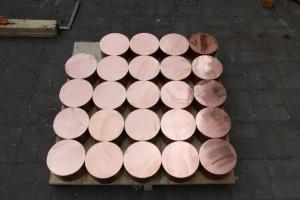 China ASTM B196 C17200 Round Beryllium Copper Bar / Rod For Industry wholesale