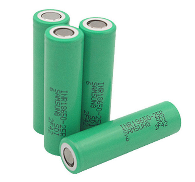 Ultra High Power Brand INR18650-25R Li-ion Battery Cells 3.6V 2500mAh for Art-Tech、Eletric Torch、Electric Razor