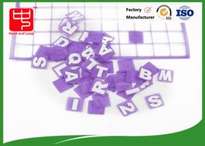 China Customed Square Alphabet Letters nylon hook loop For Kid Toys wholesale