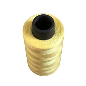 China Yellow 402 Polyester Textured Yarn , Spun Polyester Yarn For Knitted Garment wholesale