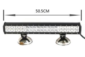 China 2016 New Product!! 20 Inch 126W Dual Row forklift led light bar for truck machine boat wholesale