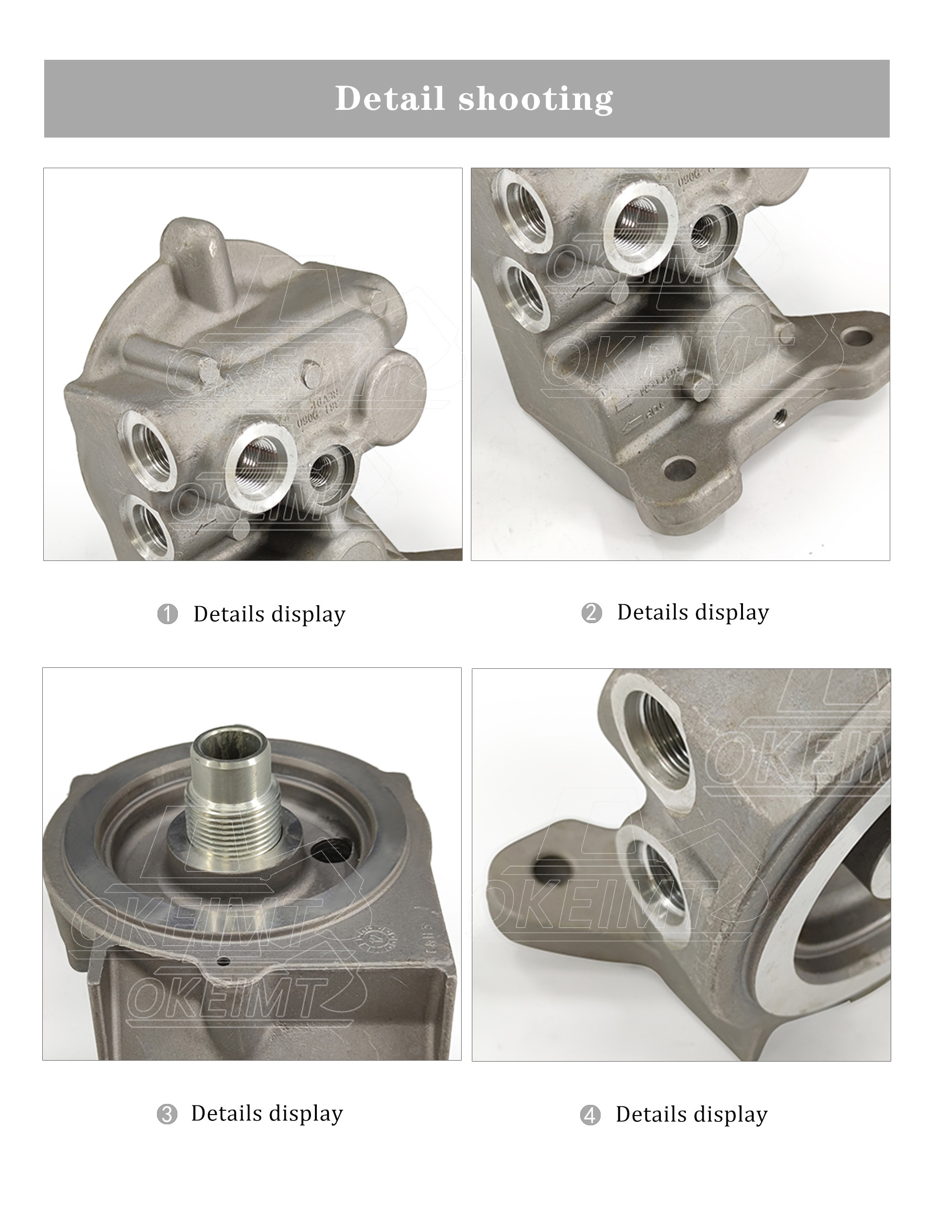 Fuel Filter Head High Quality Brand New E325D2 Hot Selling Excavator Fuel Filter Head