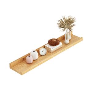 China Household 30*15cm Wooden Plant Shelves Wall Hanging For Living Room on sale