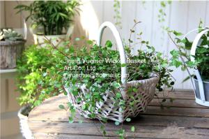 China wicker basket manufacturer wicker garden basket willow plant baskets stock fast shipment wholesale