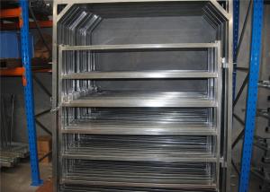 China Galvanized Steel Cattle Yard Panels Cattle Rural Yard Fencing With Full Welding wholesale