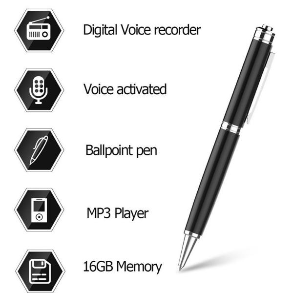 Digital Audio Voice Activated Recorder Pen / Ballpoint Pen / Dictaphone / MP3
