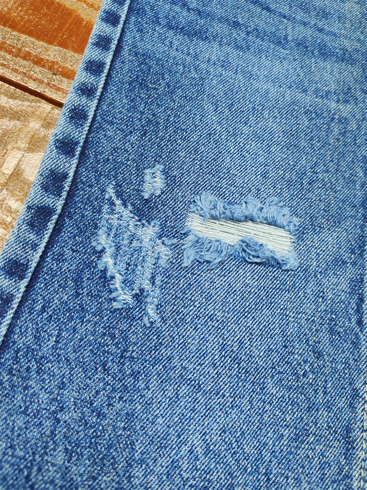 89%C 11%P 12.8OZ Men Jeans Without Stretch Fabric Dark Blue